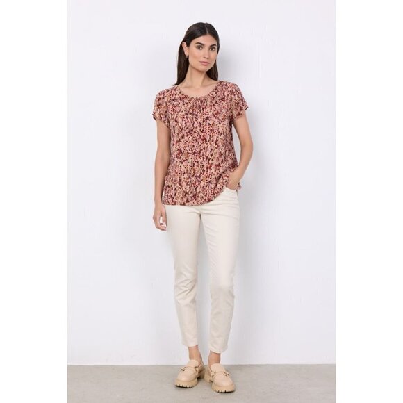 NWT SOYA CONCEPT MINEA 1 Berry Blend Shirt - Picture 6 of 6